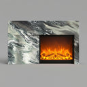 Marble fireplace surround in Italian Cipollino Ondulato - Image 1