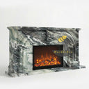 Marble fireplace surround in Italian Cipollino Ondulato - Image 3