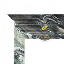 Marble fireplace surround in Italian Cipollino Ondulato - Image 6