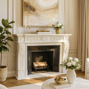 Marble Fireplace Elegant Neoclassical 42" Tall