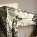 Marble fireplace surround in Italian Cipollino Ondulato - Image 2