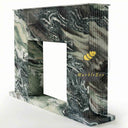 Marble fireplace surround in Italian Cipollino Ondulato - Image 8