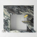 Marble fireplace surround in Italian Cipollino Ondulato - Image 3
