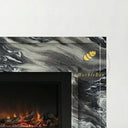 Marble fireplace surround in Italian Cipollino Ondulato - Image 5