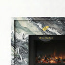 Marble fireplace surround in Italian Cipollino Ondulato - Image 7