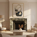 Marble fireplace surround in Italian Cipollino Ondulato - Image 2