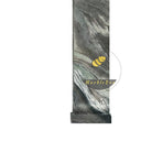 Marble fireplace surround in Italian Cipollino Ondulato - Image 8
