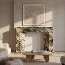 Marble fireplace surround in Italian Cipollino Ondulato - Image 2