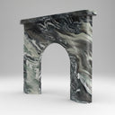 Marble fireplace surround in Italian Cipollino Ondulato - Image 1