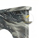 Marble fireplace surround in Italian Cipollino Ondulato - Image 3