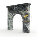 Marble fireplace surround in Italian Cipollino Ondulato - Image 6