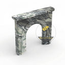 Marble fireplace surround in Italian Cipollino Ondulato - Image 8