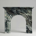 Marble fireplace surround in Italian Cipollino Ondulato - Image 1