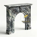 Marble fireplace surround in Italian Cipollino Ondulato - Image 4