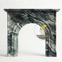 Marble fireplace surround in Italian Cipollino Ondulato - Image 3