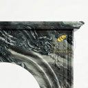 Marble fireplace surround in Italian Cipollino Ondulato - Image 7
