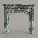Marble mantel surround in Italian Cipollino Ondulato - Image 1