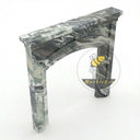 Marble mantel surround in Italian Cipollino Ondulato - Image 4