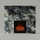 Marble mantel surround in Italian Cipollino Ondulato - Image 1