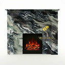 Marble mantel surround in Italian Cipollino Ondulato - Image 3