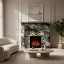 Marble mantel surround in Italian Cipollino Ondulato - Image 2