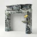 Marble mantel surround in Italian Cipollino Ondulato - Image 4