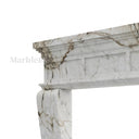 Marble mantelpiece in Calacatta Monet - Image 4
