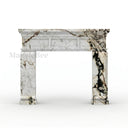 Marble mantelpiece in Calacatta Monet - Image 1