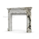 White Marble fireplace in Calacatta Monet - Image 3