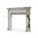 White Marble fireplace in Calacatta Monet - Image 3