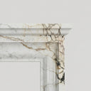 Marble fireplace for sale in Calacatta Monet - Image 8