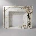 Marble fireplace for sale in Calacatta Monet - Image 6