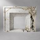 Marble fireplace for sale in Calacatta Monet - Image 6