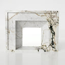 Marble fireplace for sale in Calacatta Monet - Image 1