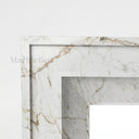 Marble fireplace for sale in Calacatta Monet - Image 7