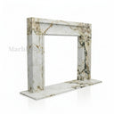 Marble mantelpiece in Calacatta Monet - Image 4