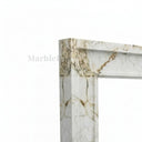 Marble mantelpiece in Calacatta Monet - Image 6