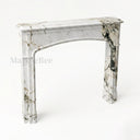 Marble fireplace hearth in Calacatta Monet - Image 1