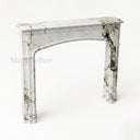 Marble fireplace hearth in Calacatta Monet - Image 1