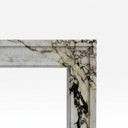 White Marble fireplace in Calacatta Monet - Image 8