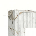 Marble fireplace for sale in Calacatta Monet - Image 6