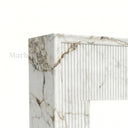Marble fireplace for sale in Calacatta Monet - Image 6