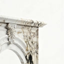 White Marble fireplace surround in Calacatta Monet - Image 5