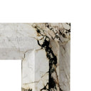 Marble electric fireplace in Calacatta Monet - Image 3