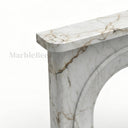 Marble fire surround in Calacatta Monet - Image 6