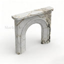 Marble fire surround in Calacatta Monet - Image 5