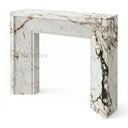 Marble mantel in Calacatta Monet - Image 5