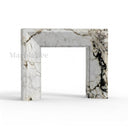 Marble mantel in Calacatta Monet - Image 1