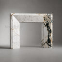 Marble mantel in Calacatta Monet - Image 6