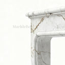 Marble hearth in Calacatta Monet - Image 4